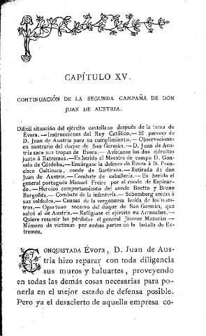 Capítulo XV. Continuación de la Segunda Campaña de D. Juan de Austria  