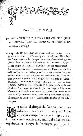 Capítulo XVIII. Da fin la Tercera y última Campaña de D. Juan de Austria, con la derrota del Duque de Osuna (1664)