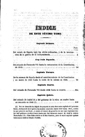Índice de este Tomo