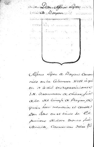 Don Alfonso Lopez de Bayan