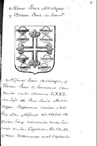 Alonso Perez deVillegas y Fernan Perez su hermº