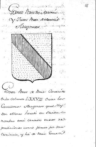 Gomez Perez de Arronís y Juan Perez de Arronís Aragoneses
