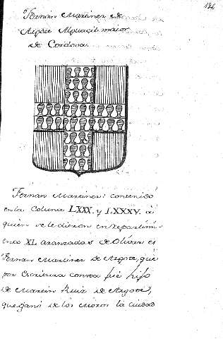 Fernan Martinez e Argote Alguacil maior de Cordova