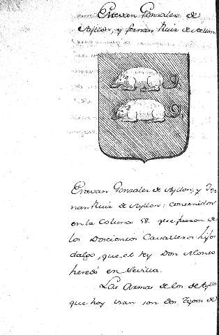 Estevan Gonzalez de Ayllon y fernan Ruiz de Aellon