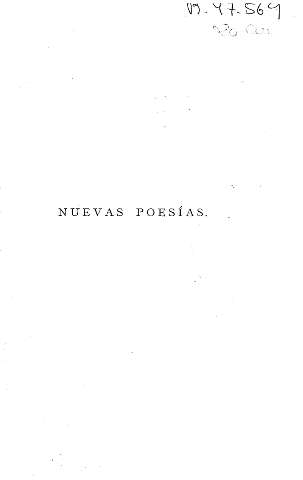Nuevas poesías