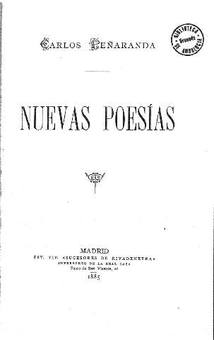 Nuevas poesías