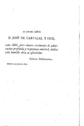 Al Excmo. Señor D. José de Carvajal y Hue