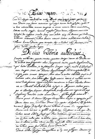 De euis historia auctoritate