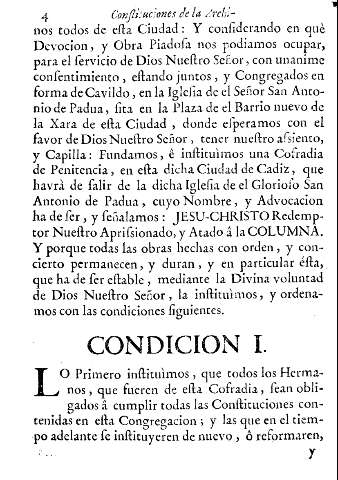 Condicion I.