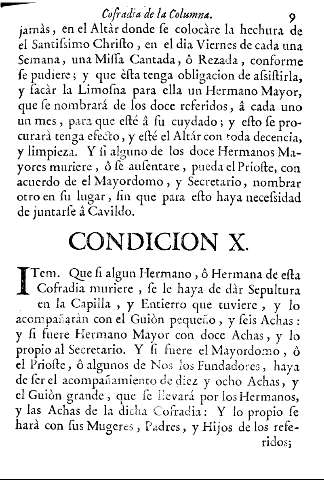 Condicion X.