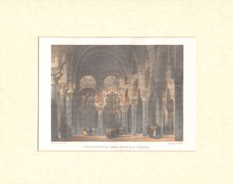 Interior of the Great Mosque at Cordova [sic]