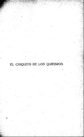 El chiquito de los quiebros