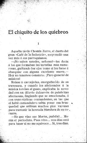 El chiquito de los quiebros