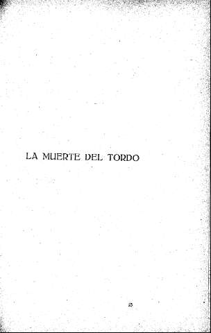 La muerte del Tordo