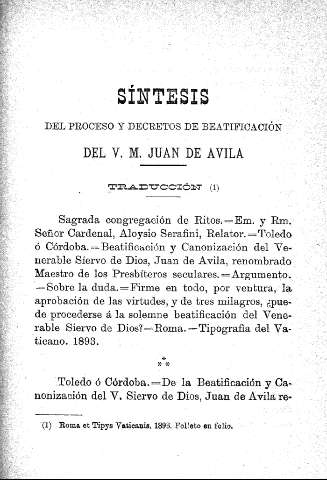 Síntesis del proceso, etc.