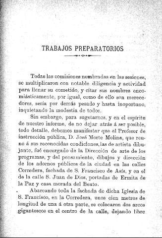 Trabajos preparatorios