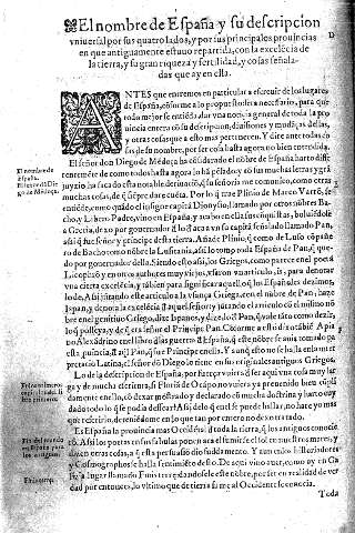 El nombre de España y su descripcion