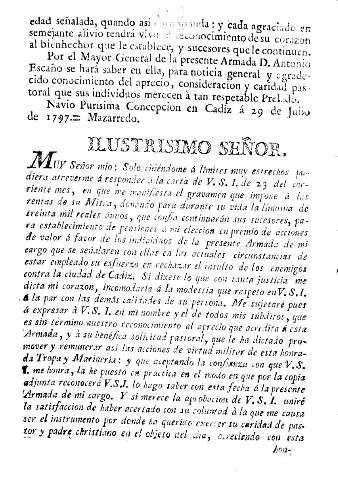 Ilustrisimo señor