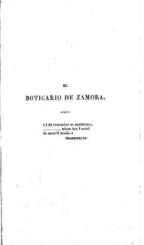 El boticario de Zamora