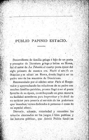 Publio Papinio Estacio [Biografía]
