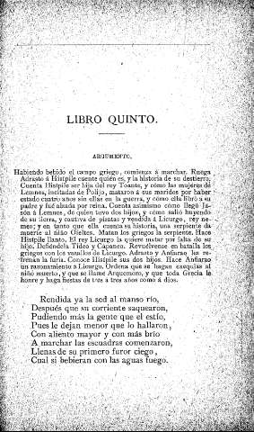 Libro Quinto