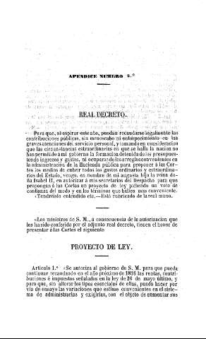 Real Decreto. Proyecto de Ley