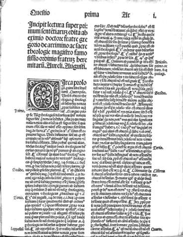 Prologi primi sententiarum