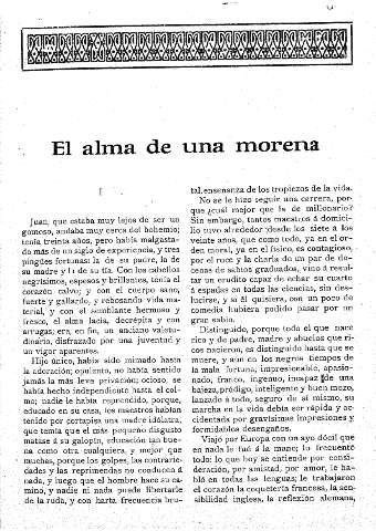 El alma de una morena