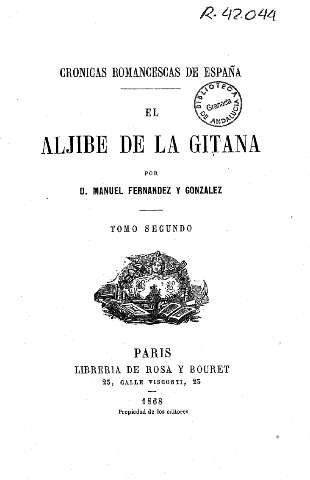 El aljibe de la gitana. Tomo Segundo
