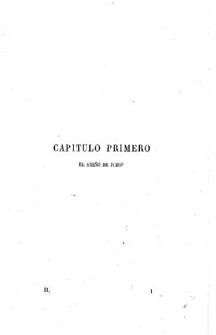 Capítulo Primero. El sueño de Juzef