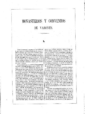 Monasterios y conventos de varones