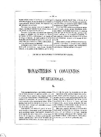 Monasterios y conventos de religiosas