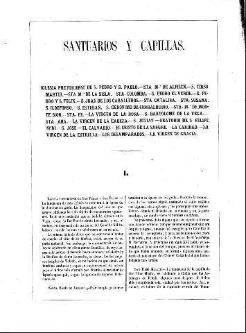 Santuarios y Capillas
