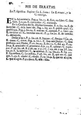 Fee de erratas