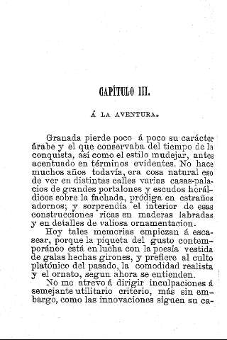 Capítulo III. A la aventura.