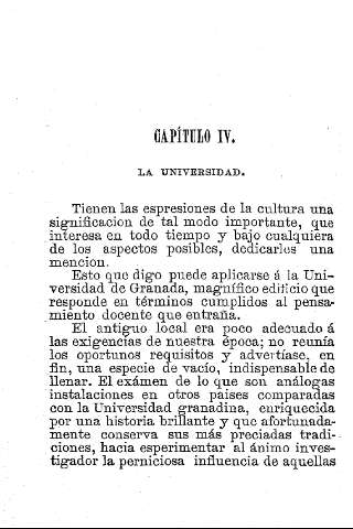 Capítulo IV. La Universidad