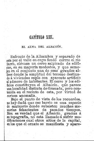 Capítulo XIII. El alma del Albaicín