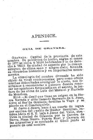 Apéndice. Guía de Granada