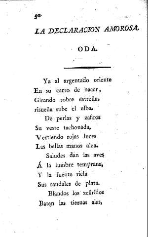 La Declaración Amorosa
