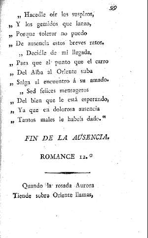 Fin de la ausencia