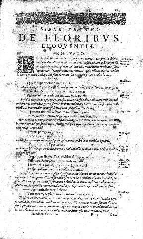 Liber Sextvs. De Floribvs Eloqventiae