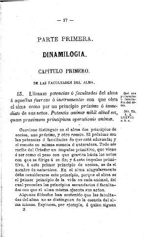 Parte Primera. Dinamología.