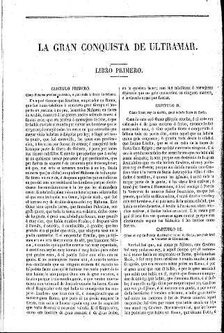 La gran conquista de Ultramar. Libro Primero.
