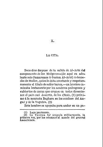 X. La cita.