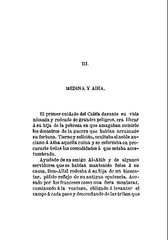 III. Medina y Aiha.