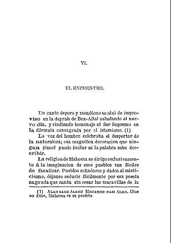 VI. El Encuentro.