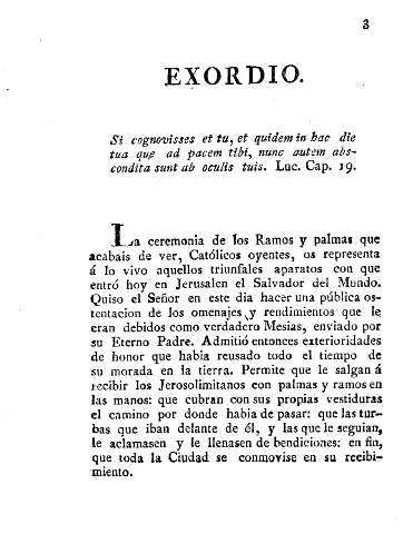 Exordio