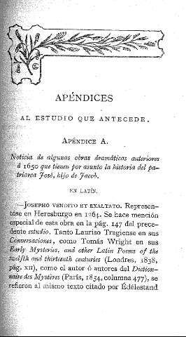 Apéndices al estudio que antecede.