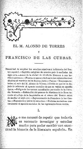 El M. Alonso de Torres y Francisco de las Cuebas.