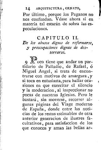 Capitulo II. De los abusos dignos de reformarse, y preocupaciones dignas de desterrarse
